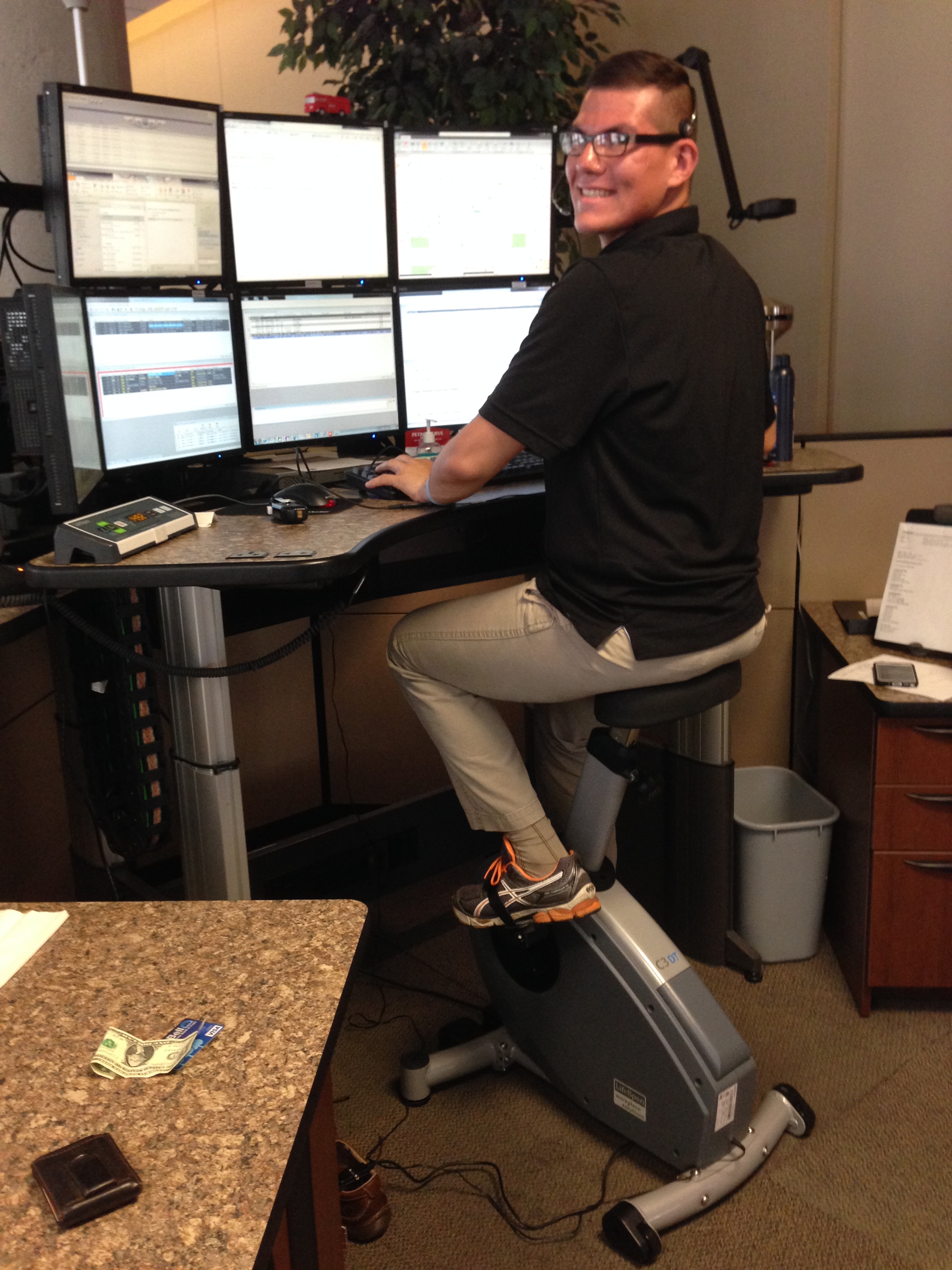 Treadmill and Bike Desks A Real Review from a Dispatch Center Near You
